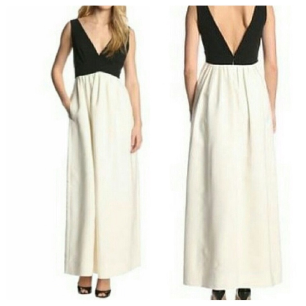 NWT Black and Cream Gown
